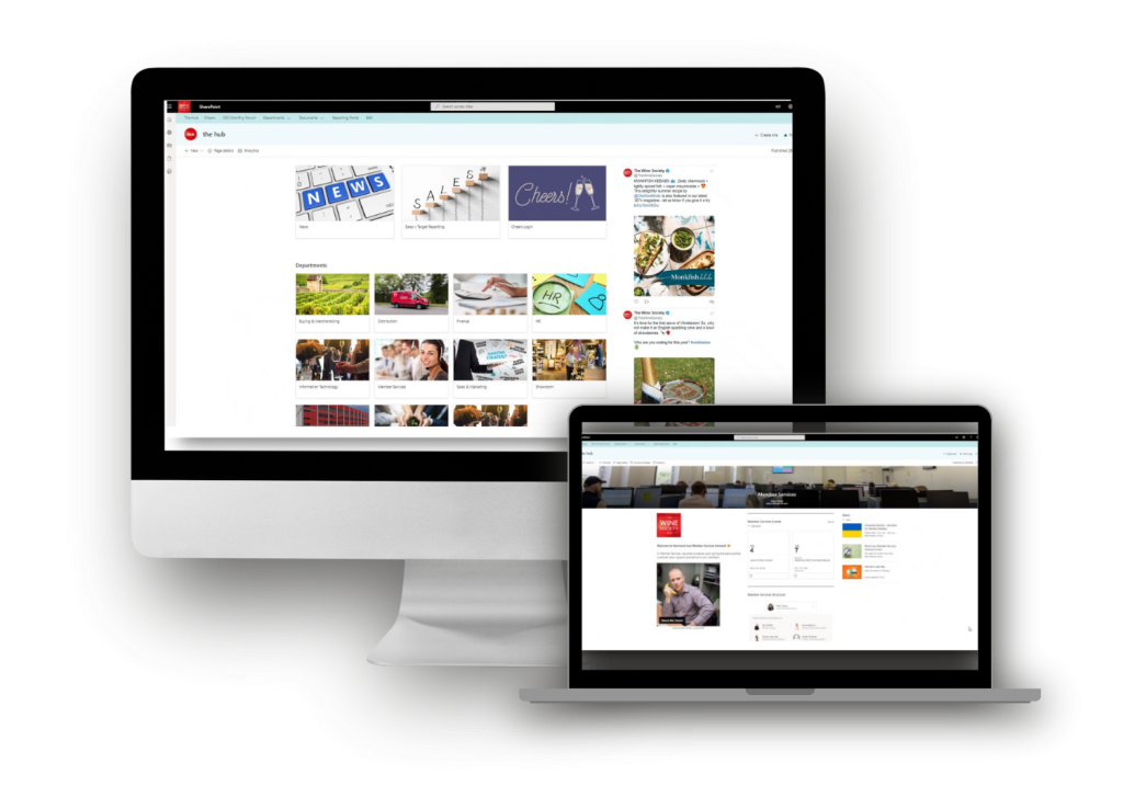 The wine society Microsoft 365 Deployment