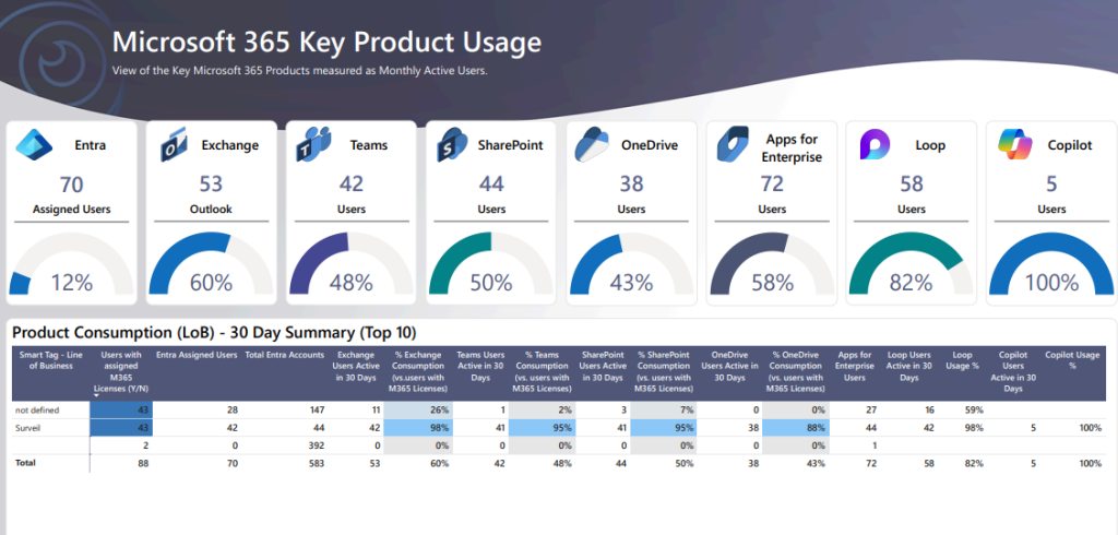 microsoft 365 licensing audit usage